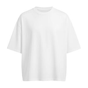 Awdis Mens Boxy Cropped T-Shirt / Arctic White